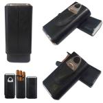 Leather Cigar Case for 3 cigars