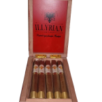 Corona Illyrian 42x6 - (5 Pack Bundle) with Wooden Box