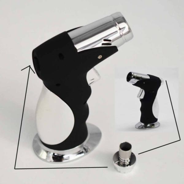 Cigar Lighter 3xJet & Punch Black-Silver